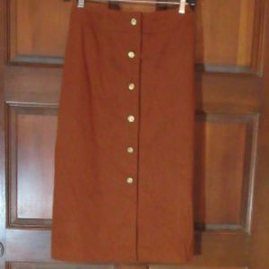 RUST SKIRT BY JACK WINTER Size 6